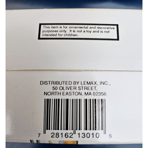 Lemax Dickensvale Christmas Village  Porcelain Horse & Sleigh 1990 In Box EUC! - Picture 13 of 13